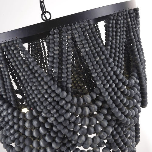 Подвесная люстра Amelia Wood Bead Chandelier 123352-22