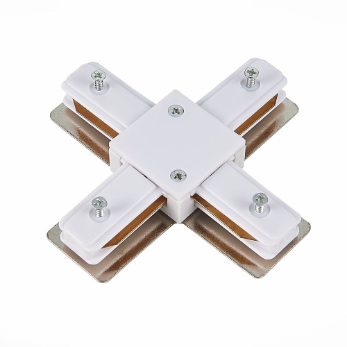 ST002.549.00 Коннектор X-образный ST-Luce Белый БЭЙС