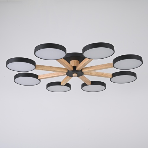 Потолочная люстра TURNA 8 Black 178341-26
