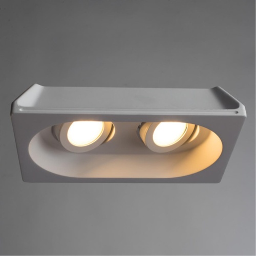 Точечный встраиваемый светильник Arte lamp A9215PL-2WH СВЕТИЛЬНИК ПОТОЛОЧНЫЙ ПОВОРОТНЫЙ