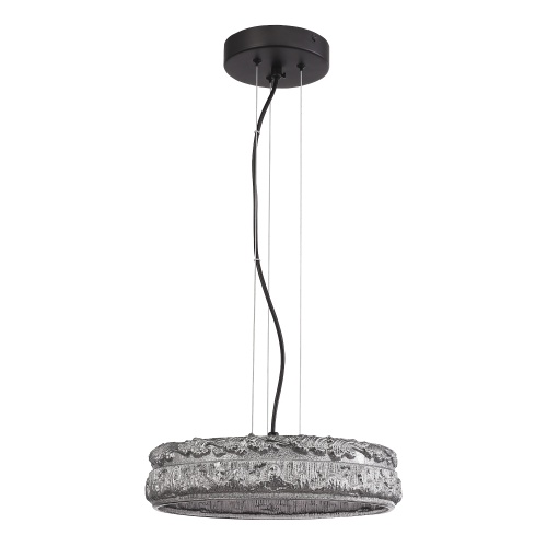 SL6143.413.01 Светильник подвесной ST-Luce черный/дымчатый LED 1*15W 4000K АНТИК