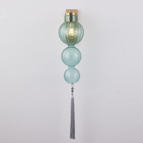 Бра Heathfield Lighting - Medina Wall brass/blue 177913-22