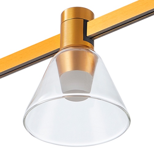 ST814.206.03 Магнитный трековый светильник FARM Золотистый LED 1*3W 3000K 89Lm Ra90 120 IP20 D90xH10 ФАРМ