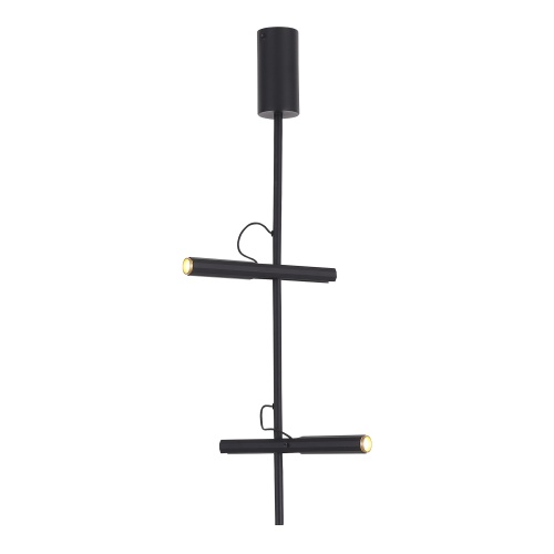 SL6210.403.02 Светильник подвесной ST-Luce Черный/Черный, Золотистый LED 2*3W 3000K ЛИЛИТ