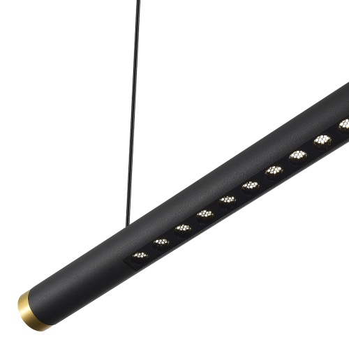 SL6238.403.01 Светильник подвесной ST-Luce черный/черный,латунь LED 1*20W 4000K ПАРИЛЛА