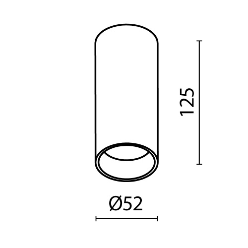 Потолочный светильник Technical C056CL-L12W2.7K-W-PT