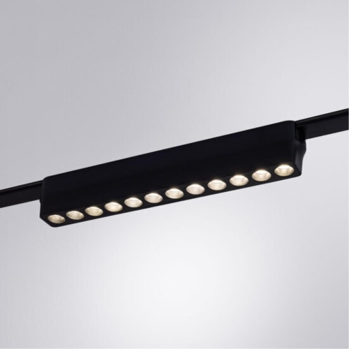 Магнитный трековый светильник Arte lamp A6154PL-1BK СВЕТИЛЬНИК ПОТОЛОЧНЫЙ RAPID 48В 12Вт 872лм 4000К 90+ 36°