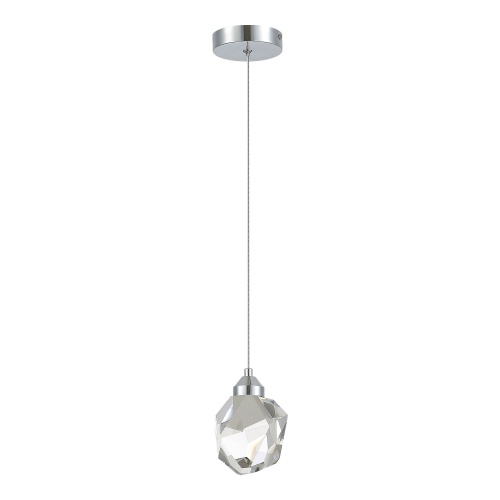 SL6114.103.01 Подвес ST-Luce Хром/Прозрачный LED 1*3W 3000K КАСКАТО