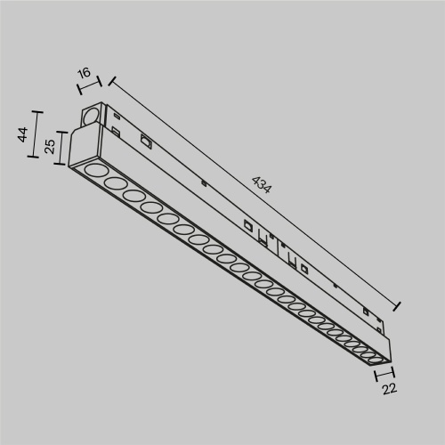 Трековый светильник Technical TR031-4-24WTW-M-DSZ-W