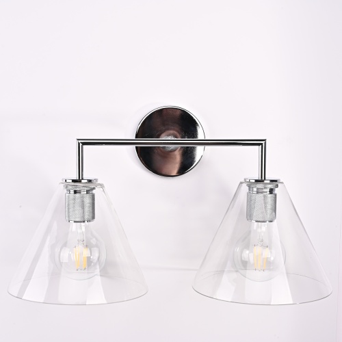 Бра RH Utilitaire Funnel Shade Double Sconce Silver 123268-22
