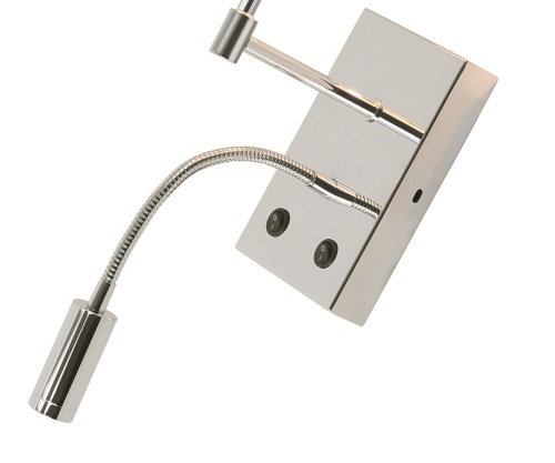 Бра Kink Light Верто хром/белый 08084-2,02