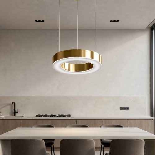 Подвесная люстра Light Ring Horizontal D40 Золотой 177930-22