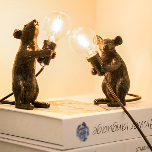 Настольная лампа Mouse Sitting Black 178307-22