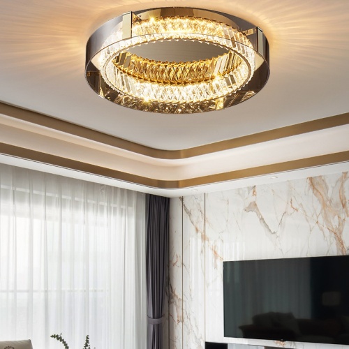 Потолочная люстра PERSEY D80 Amber Трех 223746-23