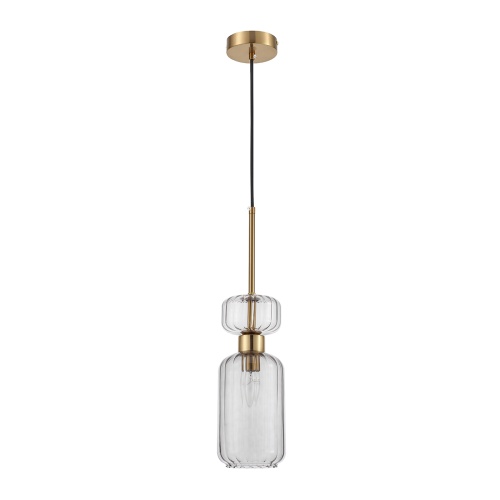 Подвесной светильник Escada 1141/1S E14*60W Antigue copper/Smoke