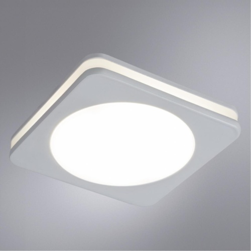 Точечный встраиваемый светильник Arte lamp A8433PL-1WH Светильник потолочный встраиваемый светодиодный TABIT Ø95x33мм IP20 монтаж Ø78мм 12Вт 920Лм 4000К 80+ 100°