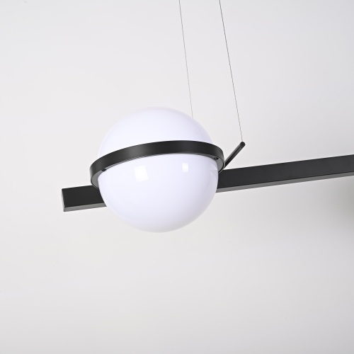 Реечный подвесной светильник PALMA Wall lamp 3 шара + 1 вазон горизонтальная 204173-22