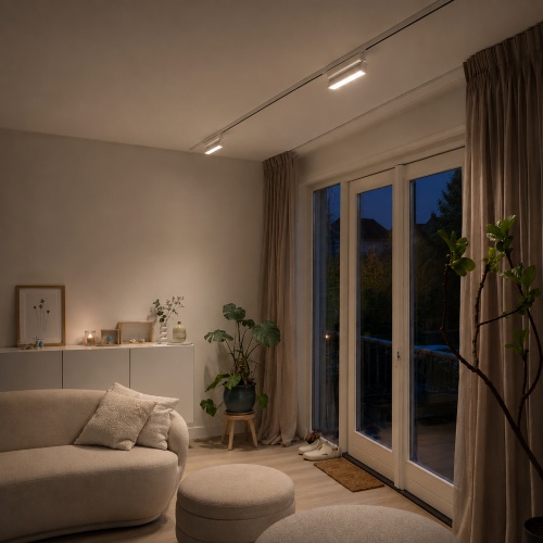 ST362.536.12 Магнитный трековый светильник белый LED 1*12W 3000K 1 009Lm Ra>80 36° IP20 L219xW22xH13 СКАЙЛАЙН 48V
