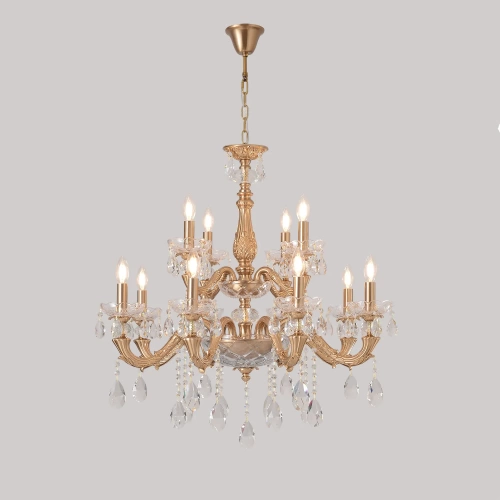 Люстра Crystal Lux ELIZABETH SP8+4 BRASS