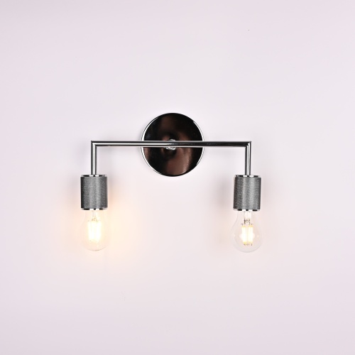 Бра RH Utilitaire Double Sconce Silver 123265-22