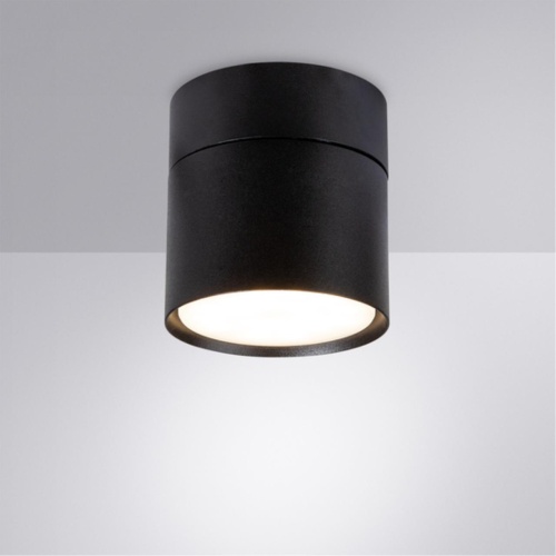 Arte lamp A5549PL-1BK Светильник потолочный накладной INTERCRUS для GX53 Ø84x80мм черный IP20