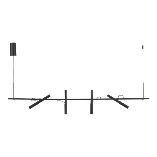 SL6210.403.04 Светильник подвесной ST-Luce Черный/Черный, Золотистый LED 4*3W 3000K ЛИЛИТ