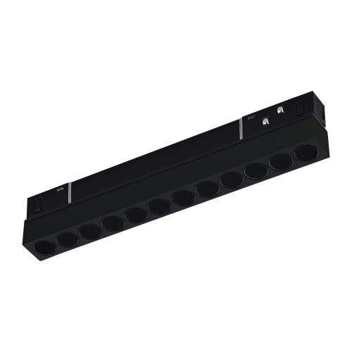 ST806.446.12 Магнитный трековый светильник Черный LED 1*12W 4000K 550Lm Ra>90 36° IP20 L220xW22xH44 СКАЙЛАЙН 48V