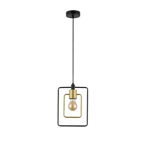 Подвесной светильник Escada 1165/1S E27*40W Black/Gold