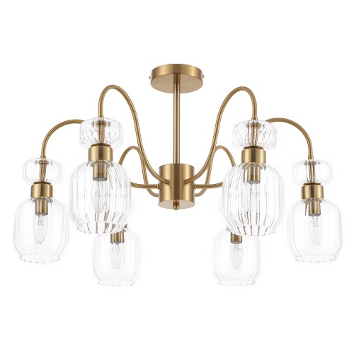 Светильник на штанге Escada 1141/6PL E14*60W Antigue copper/Clear