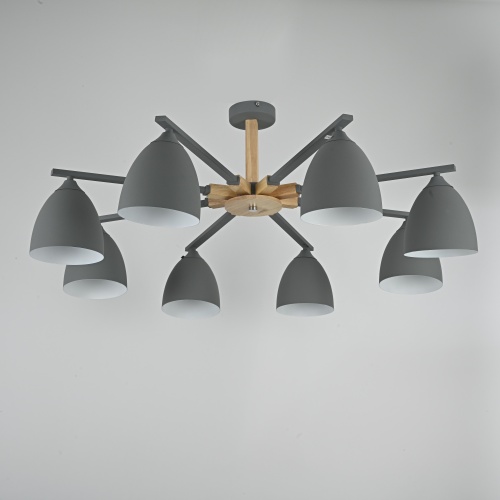 Потолочная люстра NOA 8 Gray 183461-26