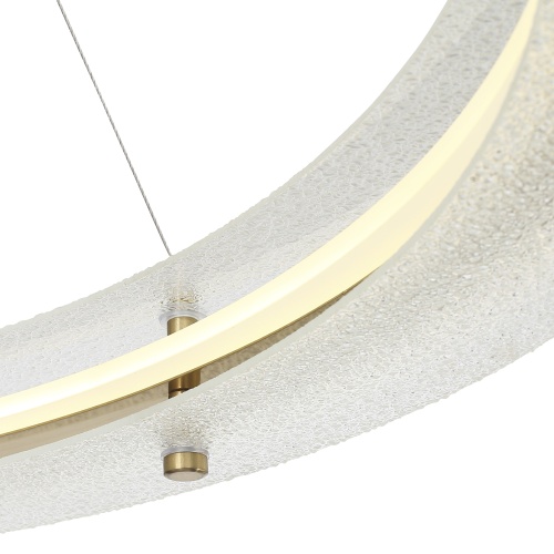 SL6245.213.01 Светильник подвесной ST-Luce золотистый/Прозрачный LED 1*70W 4000K ФЭГИ