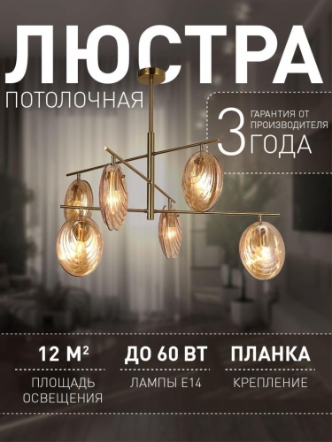 Потолочная люстра 4485-6C