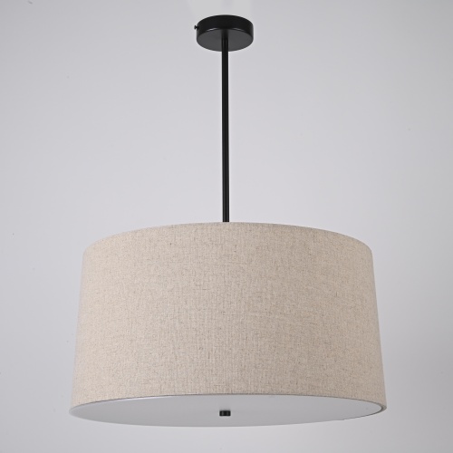 Подвесной светильник RH ROUND Linen Shade Pendant 75147-22