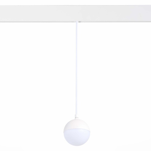 ST358.543.07 Магнитный трековый светильник подвесной Белый LED 1*7W 4000K 520Lm Ra>80 120° IP20 D90x СКАЙЛАЙН 48V