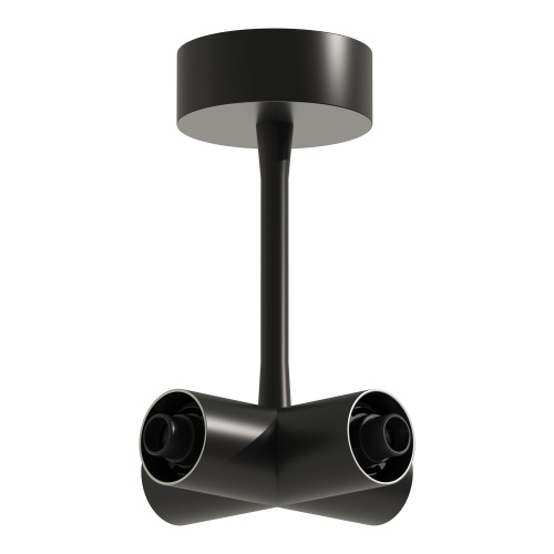 ST1602.469.00 Потолочный токопроводящий X-коннектор ST-Luce Черный ТЕХНО