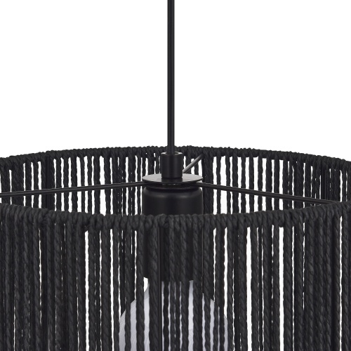 SLE6024-403-01 Светильник подвесной черный/черный E27 1*40W СЕННА