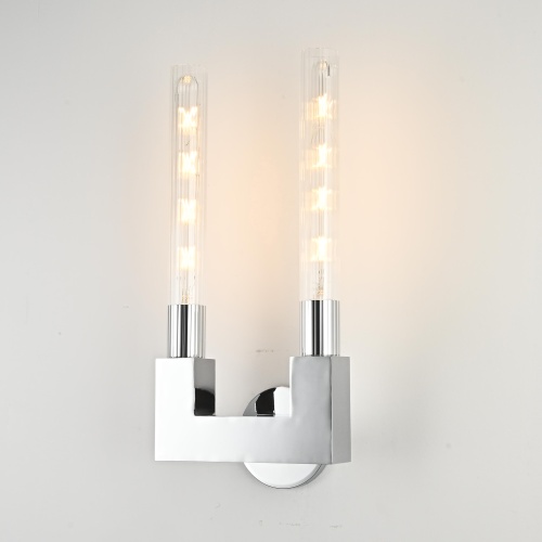Бра CANELLE wall lamp DOUBLE Sconces Chrome 147875-22