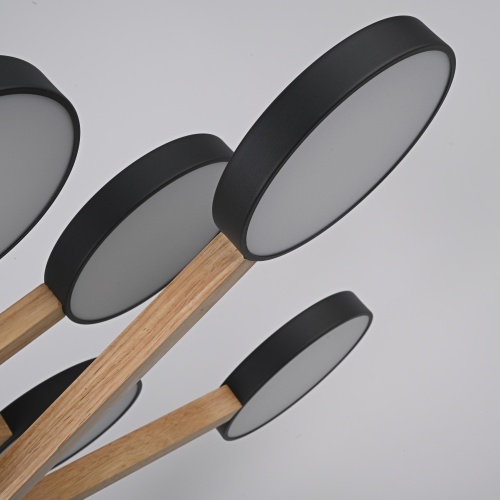Люстра на штанге TURNA DBL L12 Black 229086-26