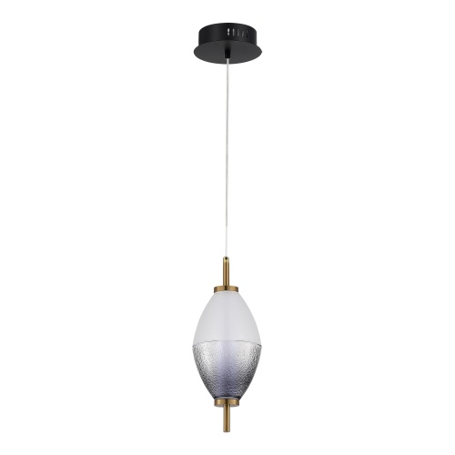 SL6130.403.06 Светильник подвесной ST-Luce Черный/Белый, Дымчатый LED 1*8W 3000K АЙС