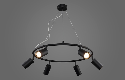 Светильник подвесной Crystal Lux RIVO SP6 BL