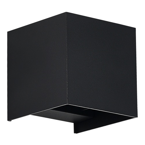 SL9513.401.01 Светильник уличный настенный ST-Luce черный/черный LED 1*10W 2700K БРИК