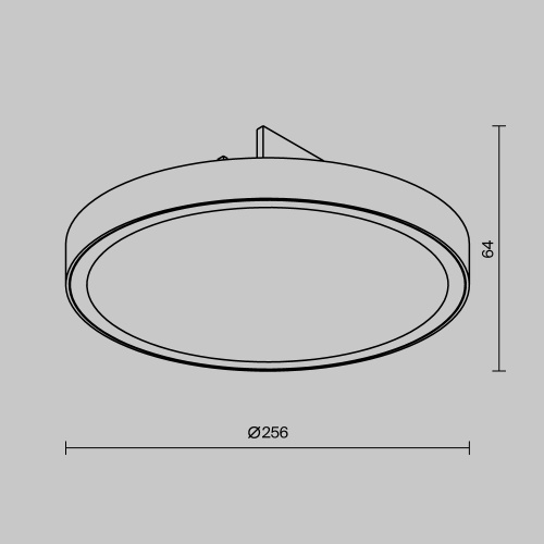 Уличный трековый светильник Outdoor O-TR01-1-F-25WB3K
