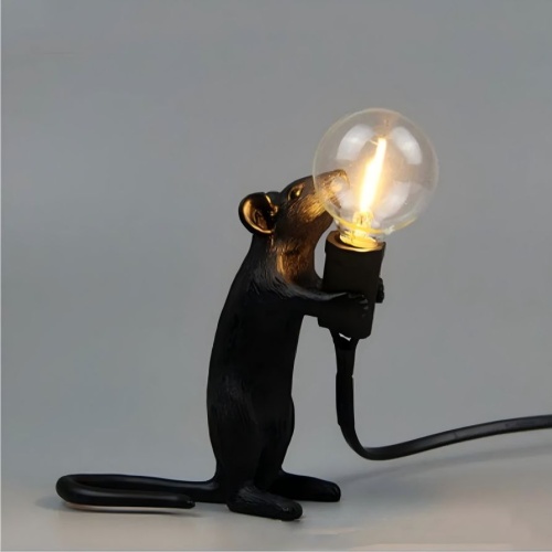 Настольная лампа Mouse Sitting Black 178307-22