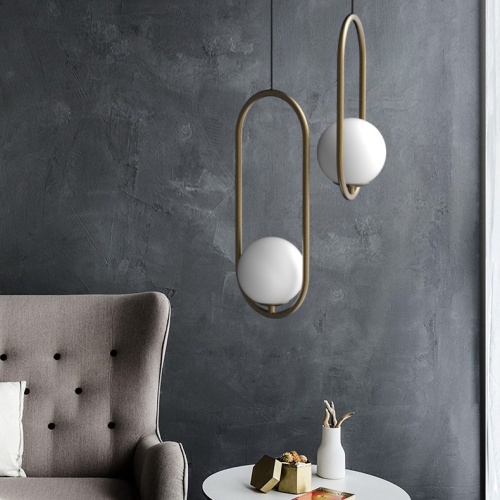 Подвесной светильник Matthew McCormick hoop 50 Бронза MILA Pendant 181904-22