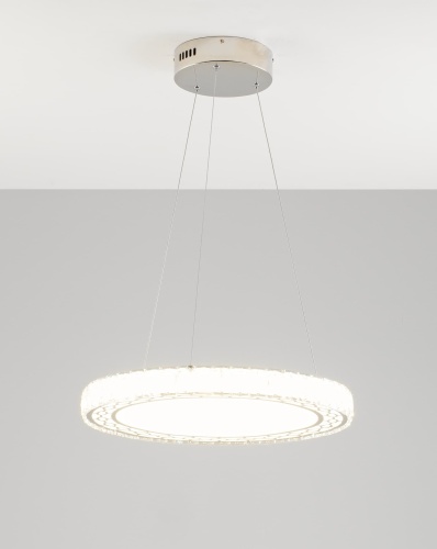 Светодиодная подвесная люстра Moderli V1600-PL Ice