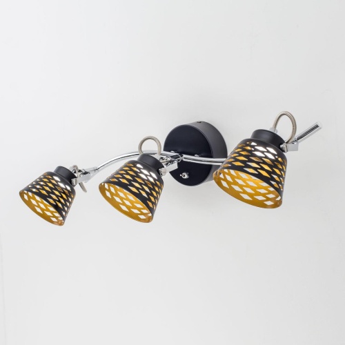 CL508532 Орегон Черный Св-к Наст-Потол, LED 3*5W