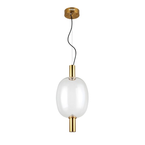 SL1582.313.01 Светильник подвесной ST-Luce Бронзовый/Прозрачный LED 1*7W 2700K АЛЕНОР
