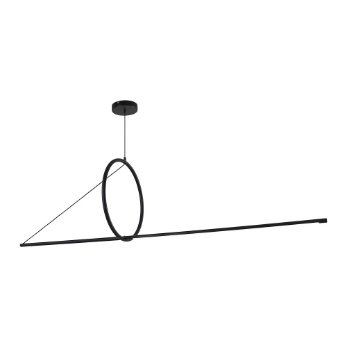 Подвесной светильник SUSPENSION CERCLE ET TRAIT – GRAPHITE SATINE L170 202723-23