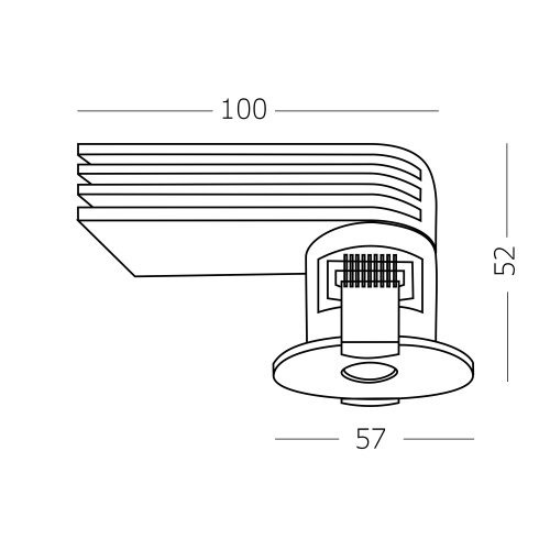 ST217.548.09 Св-к встр. Белый LED 1*9W 4000K 510Lm Ra>90 36° IP20 D57xH52 220-240V Встраиваемые светильники