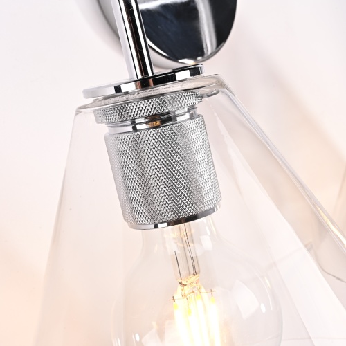Бра RH Utilitaire Funnel Shade Double Sconce Silver 123268-22